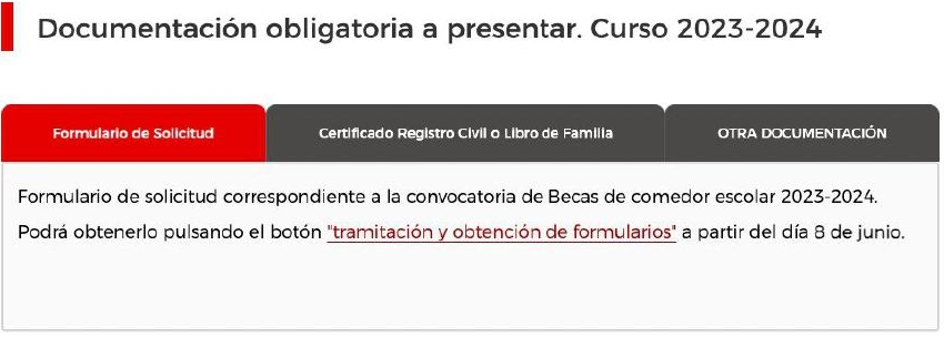 在西班牙如何申请2023-2024年学校午餐补助 Beca de Comedor