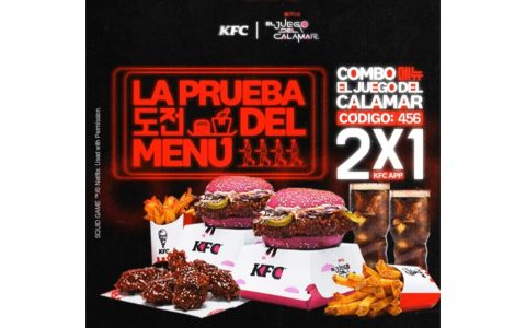 【-50% 折扣】肯德基鱿鱼游戏套餐2X1优惠