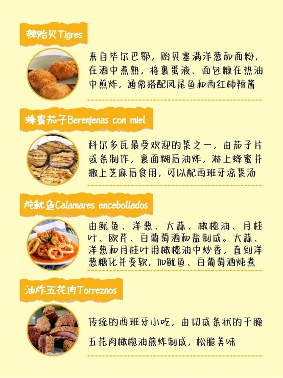 西班牙Tapas大全‼️48种一口沦陷